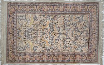 A Persian soft wool carpet