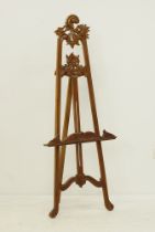 A large decorative painting easel