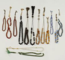 A collection of worry beads