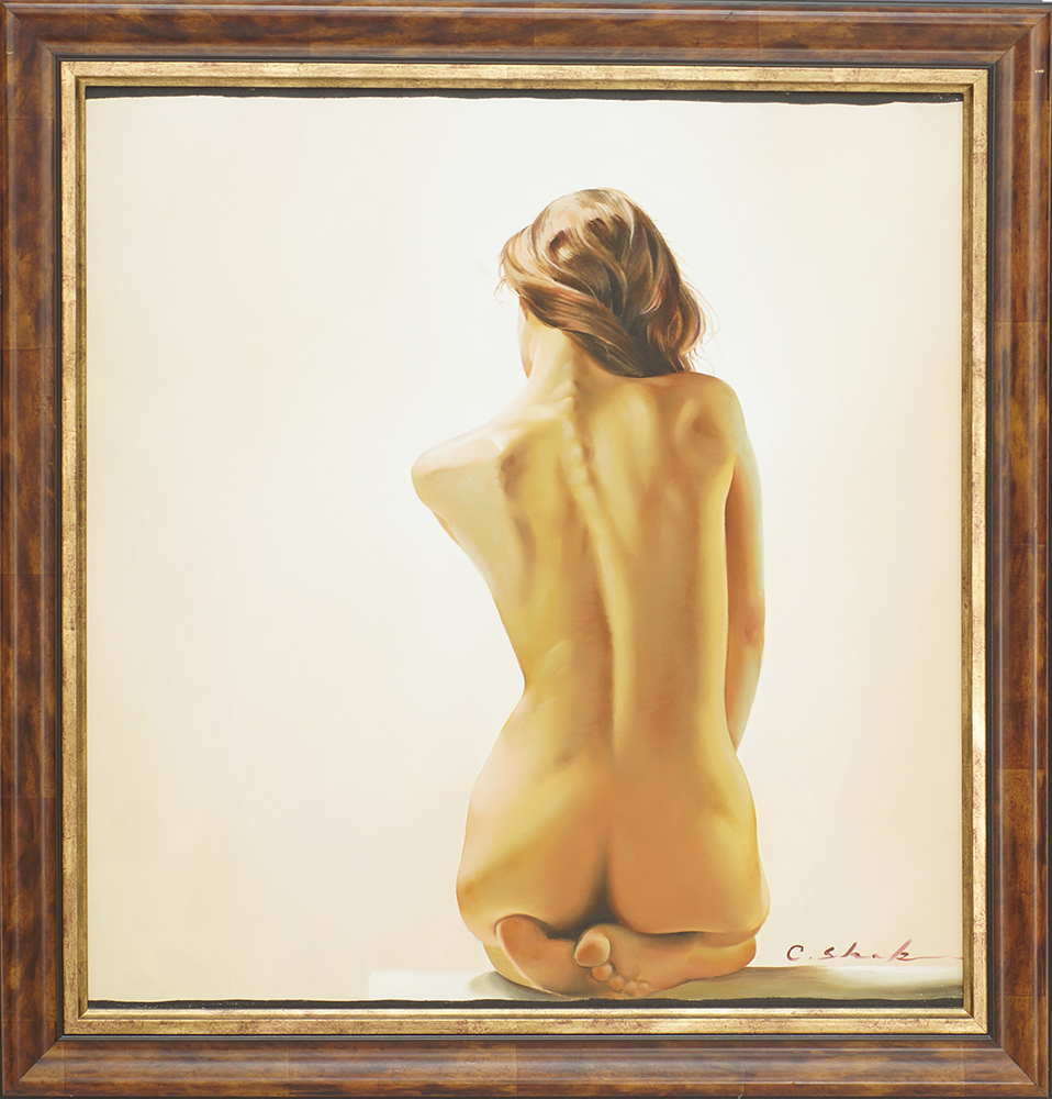 Two oil paintings depicting nudes - Image 3 of 4