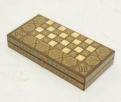 A Syrian Backgammon set.