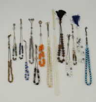 A collection of worry beads