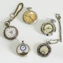 A collection of pocket watches