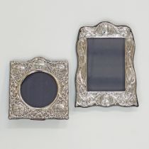 Two silver mounted photo frames