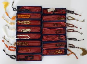 A collection of worry beads