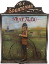 A Kent Ales advertising 3D board