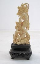 A very fine ivory carving