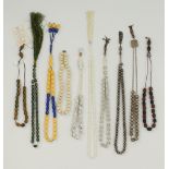 A collection of worry beads