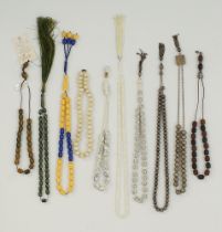 A collection of worry beads