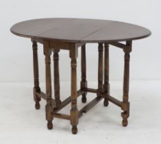 An English oak gateleg table