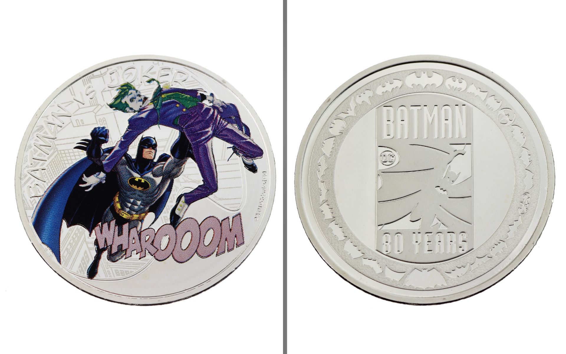 1 Unze 999/- Silber Batman 80 Years "Batman vs Joker"