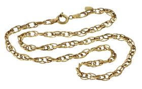 Kette 7.05g 585/- Gelbgold. Laenge ca. 49.50 cm