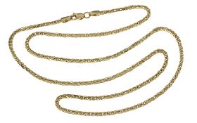 Kette 3.31g 585/- Gelbgold. Laenge ca. 50 cm