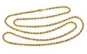 Kette 7.8g 585/- Gelbgold. Laenge ca. 70 cm