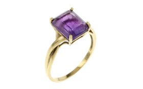 Ring 3.49g 333/- Gelbgold mit Amethyst. Ringgroesse ca. 66