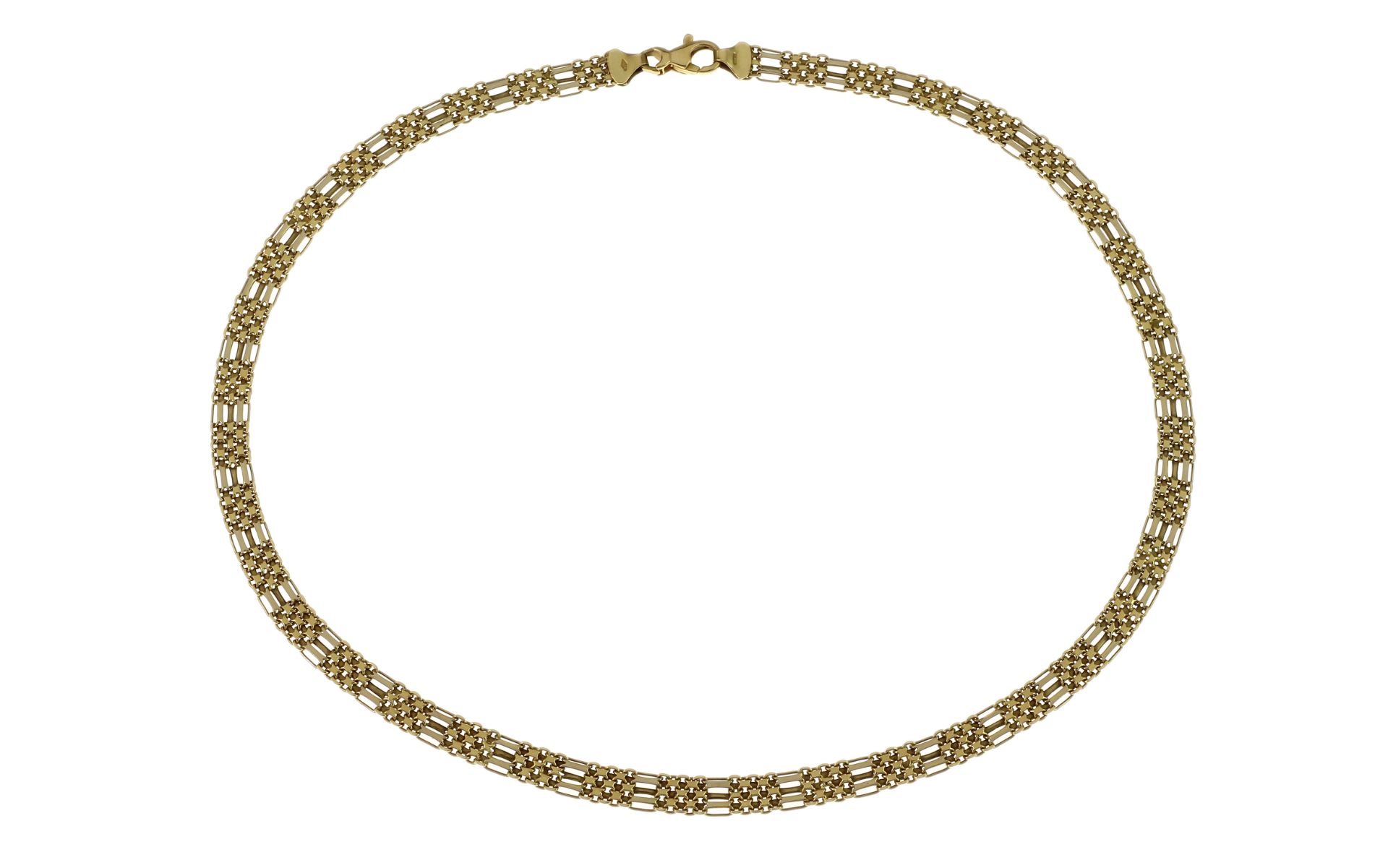 Collier 19.35g 750/- Gelbgold. Laenge ca. 45 cm