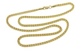 Kette 6.95g 585/- Gelbgold. Laenge ca. 50 cm