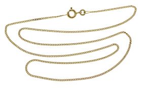 Kette 2.48g 333/- Gelbgold. Laenge ca. 45 cm