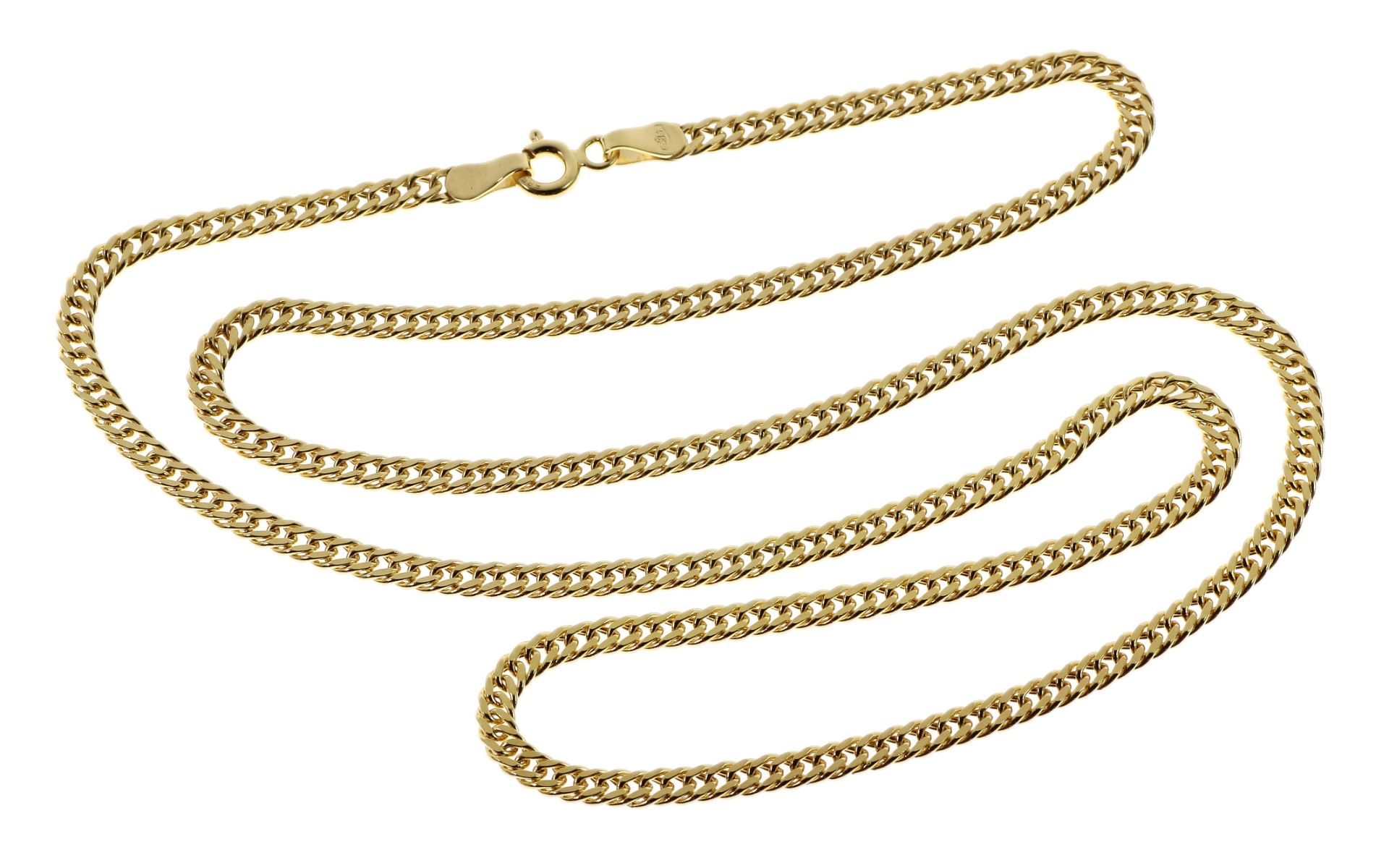 Kette 4.4g 585/- Gelbgold. Laenge ca. 50 cm