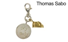 Thomas Sabo Anhaenger 2.99g 925/- Silber vergoldet