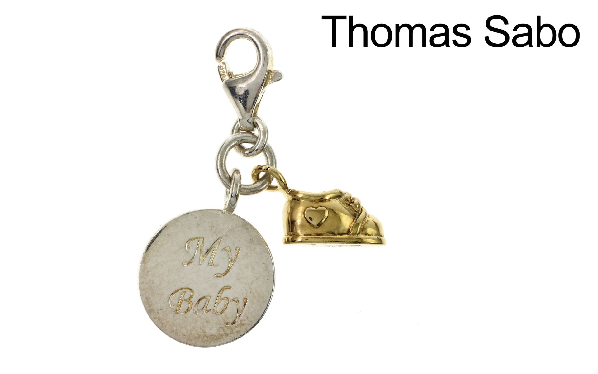 Thomas Sabo Anhaenger 2.99g 925/- Silber vergoldet