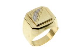 Ring 4.09g 585/- Gelbgold. Ringgroesse ca. 65