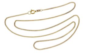 Kette 2.39g 333/- Gelbgold. Laenge ca. 44.50 cm