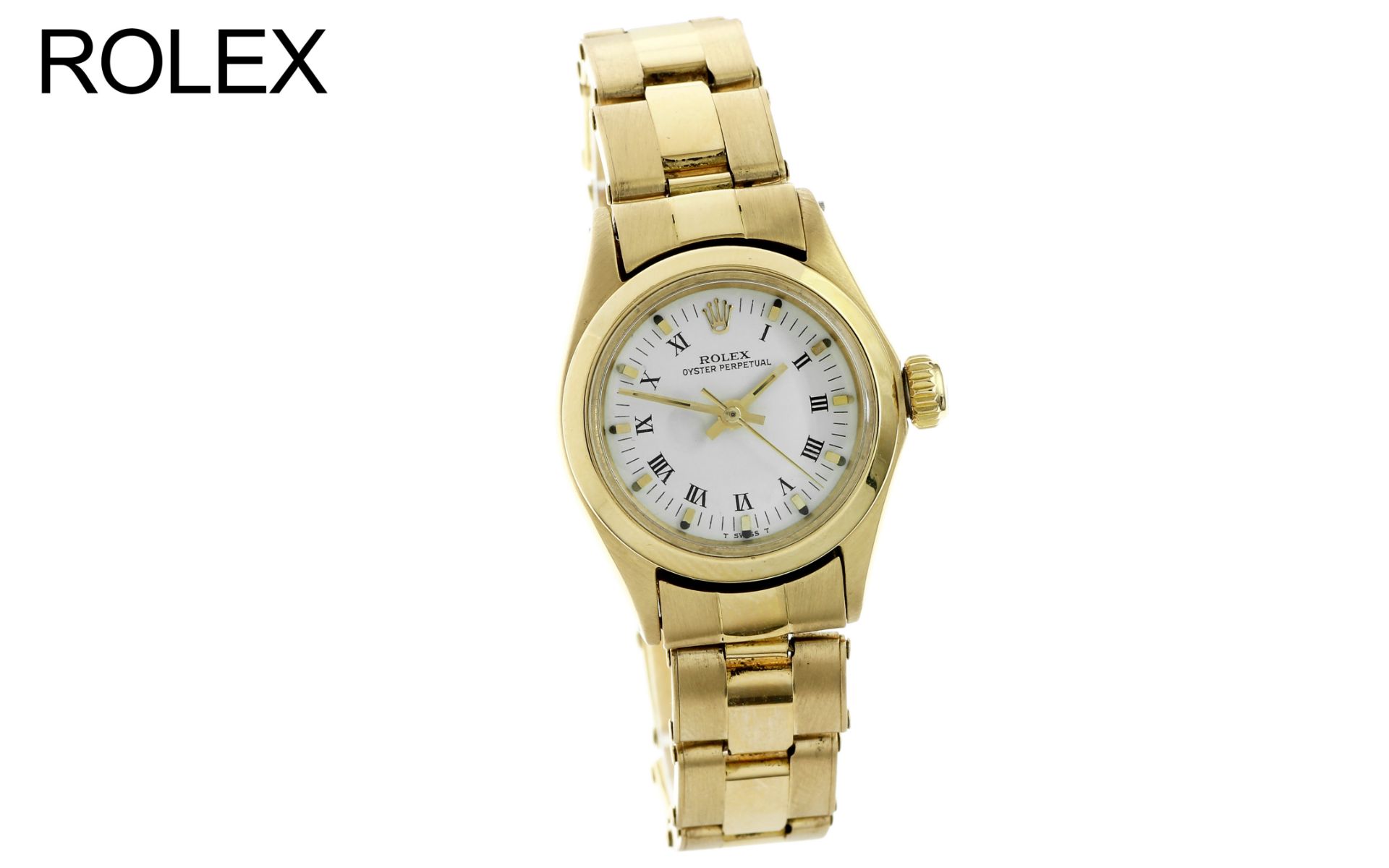 Rolex Oyster Perpetual Automatik 750/- Gelbgold 53.4g. ohne Box und ohne Papiere