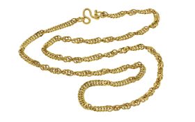 Kette 15.17g 965/- Gelbgold. Laenge ca. 44 cm