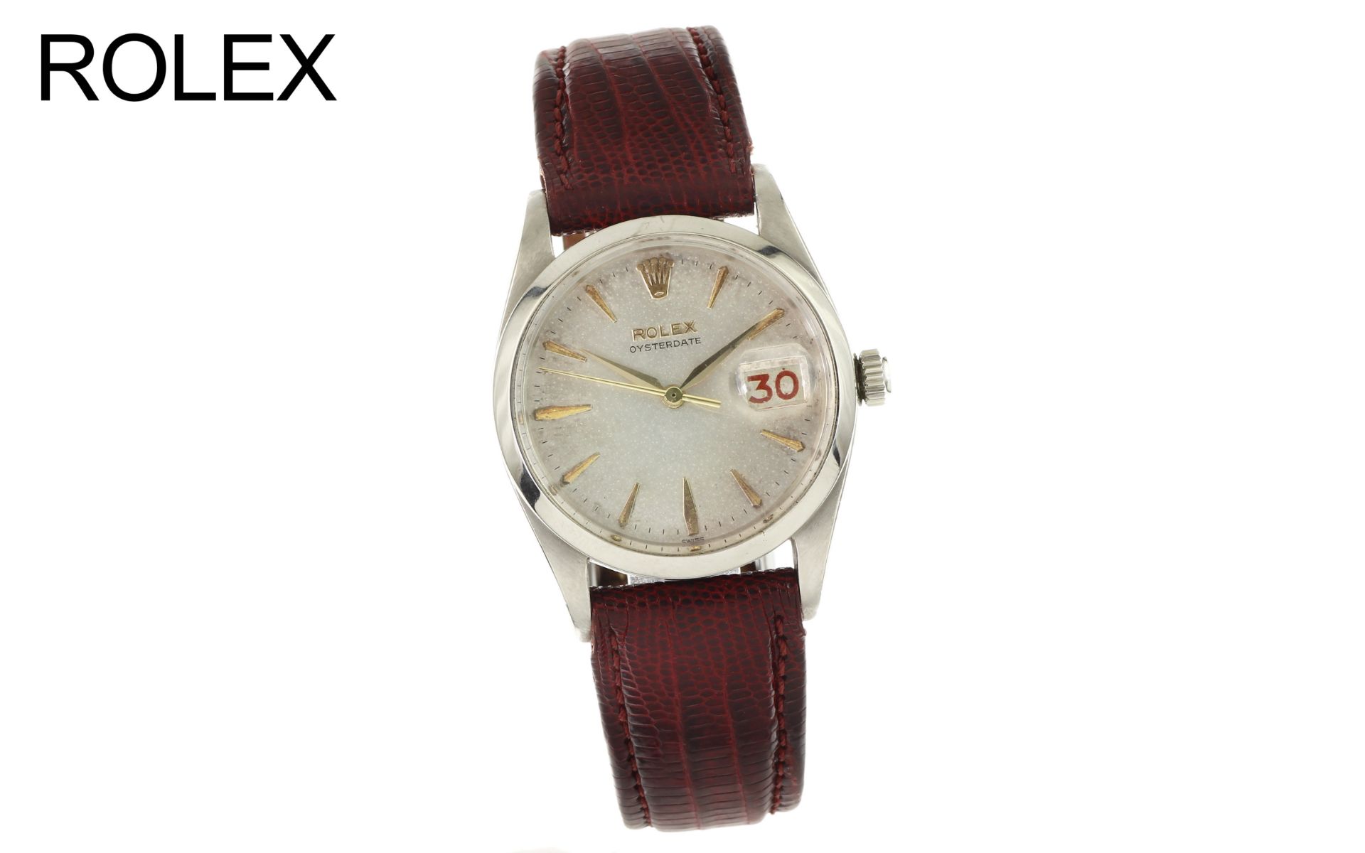 Rolex Oysterdate Handaufzug Edelstahl. Armband und Schliesse sind nicht original von Rolex. ohne Box