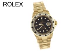 Rolex Submariner Ref. 16618 Automatik 750/- Gelbgold mit Diamanten. Diamanten wurden nachtraeglich e