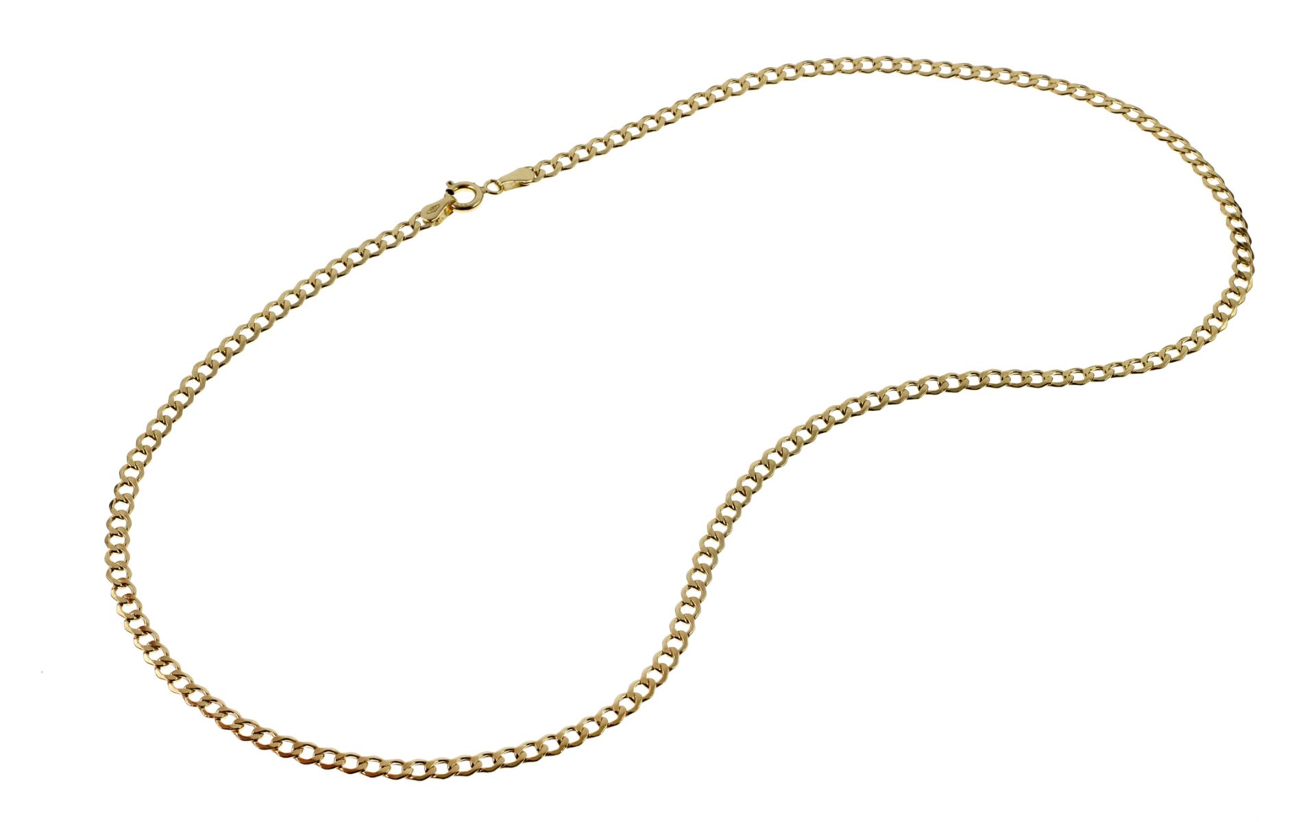 Kette 3.91g 585/- Gelbgold. Laenge ca. 44 cm