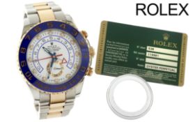 Rolex Yacht-Master II Ref. 116681 Automatik 750/- Rosegold/Edelstahl. mit Papiere und ohne Box