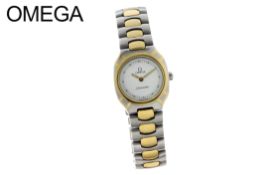 Omega Seamaster Lady Quarz 750/- Gelbgold/Edelstahl. ohne Box und ohne Papiere