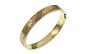 Armreif 34.42g 585/- Gelbgold. gefuellt mit Kitt