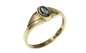 Ring 1.72g 333/- Gelbgold mit Stein. Ringgroesse ca. 55