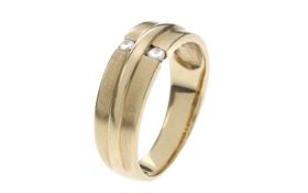 Ring 3.82g 585/- Gelbgold mit Zirkonia. Ringgroesse ca. 52