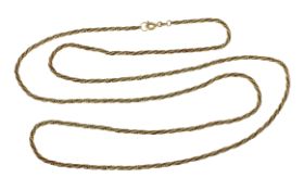 Kette 10.63g 585/- Gelbgold. Laenge ca. 70 cm