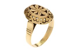 Ring 5.06g 585/- Gelbgold. Ringgroesse ca. 63