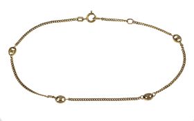 Armband 2.8g 333/- Gelbgold. Laenge ca. 25 cm