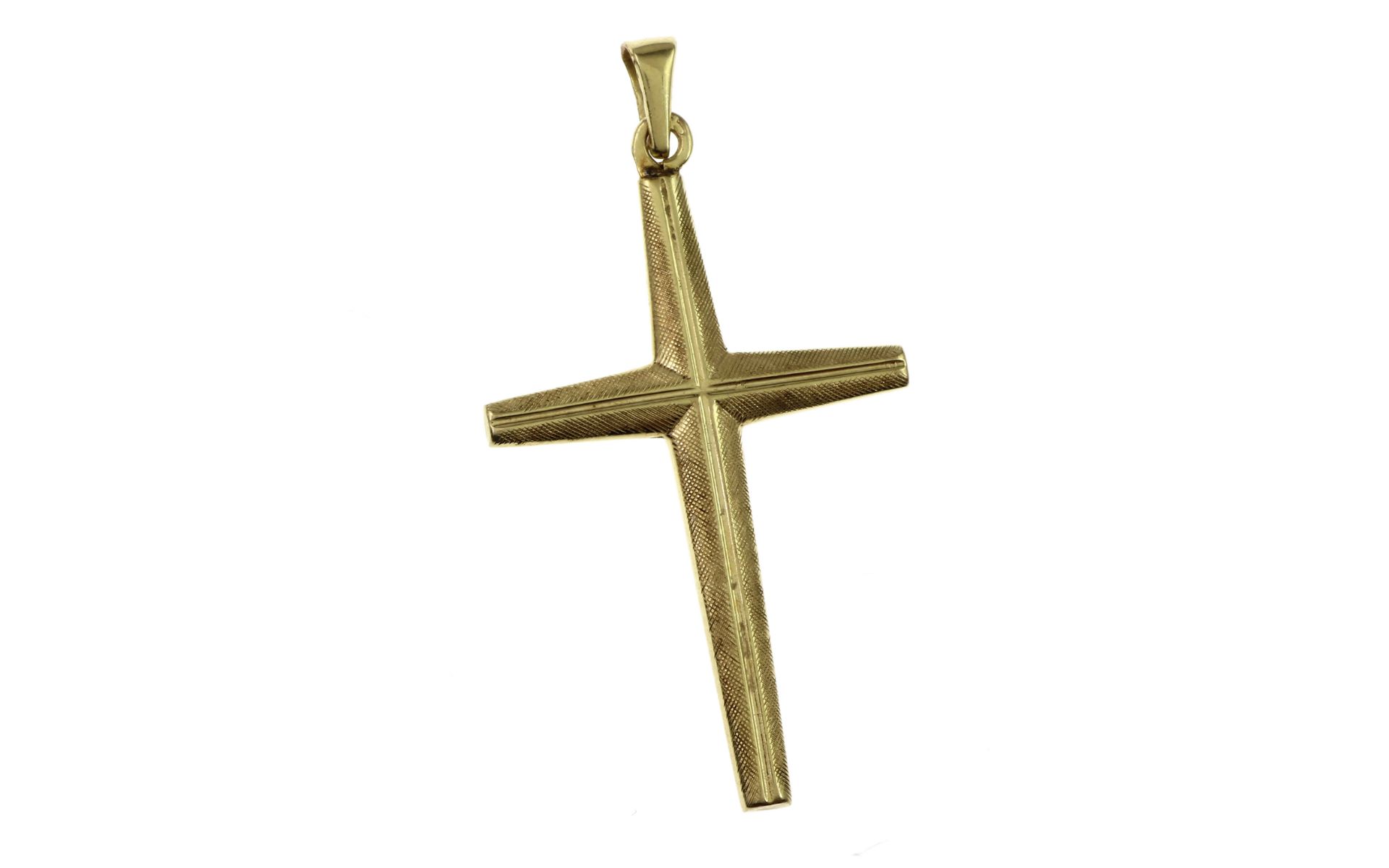 Anhaenger Kreuz 0.67g 333/- Gelbgold