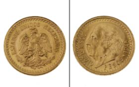 Goldmuenze 2.05g 900/- Gelbgold 1945