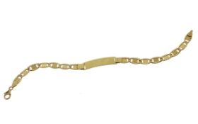 Armband 11.35g 585/- Gelbgold. Laenge ca. 22.50 cm. mit Gravur