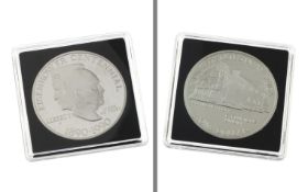 100 Jahre Dwight David Eisenhower 1890-1990 Silbermuenze 26.73g 900/- Silber