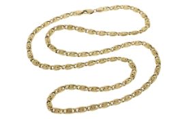 Kette 12.59g 585/- Gelbgold. Laenge ca. 59.50 cm