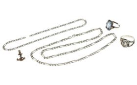 Konvolut Silberschmuck 24.62g 835/- und 925/- Silber