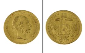 Goldmuenze 1 Dukate 3.49g 986/- Gelbgold