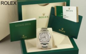 Rolex Datejust Ref. 116200 Automatik Edelstahl. mit Box und mit Papiere. LC170. Kaufdatum 25.04.2016