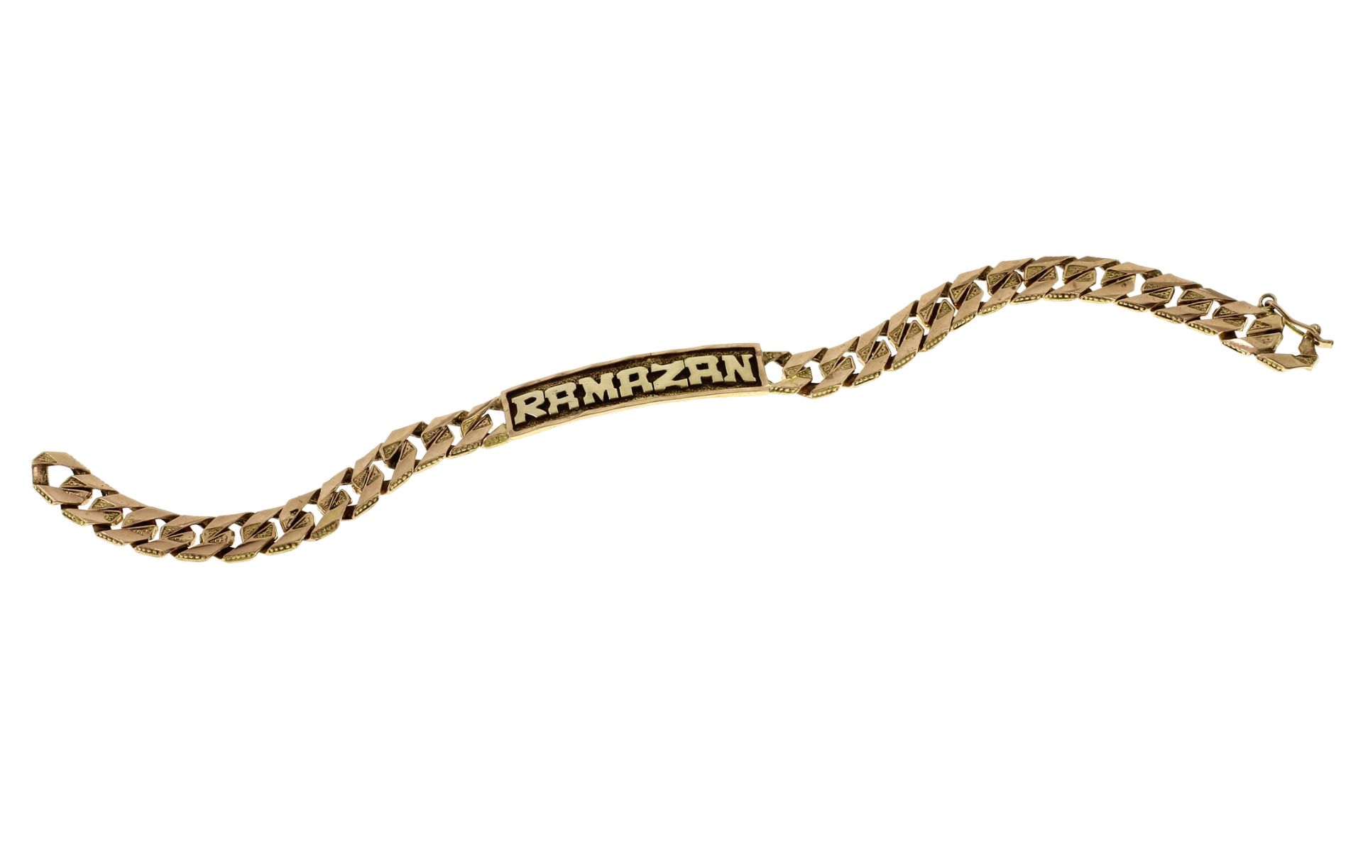 Armband 21.07g 585/- Rotgold. Laenge ca. 20.50 cm