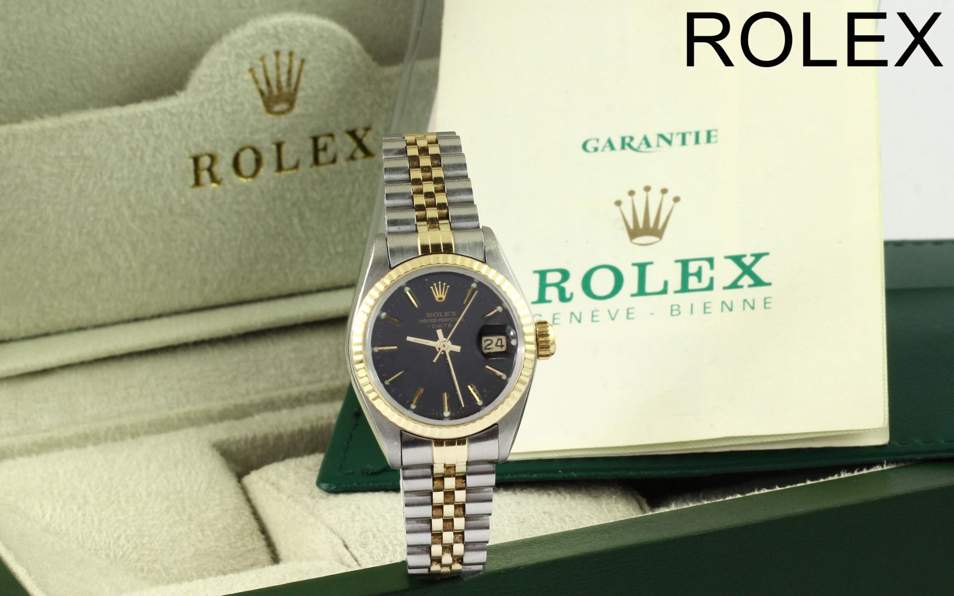 Rolex Date Ref. 6917 Automatik 750/- Gelbgold/Edelstahl. mit Box und ohne Papiere